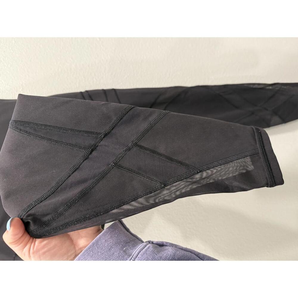 Lululemon X Wunder Under Ultra High Rise Mesh Workout Leggings, Size 14, Black - Picture 5 of 7